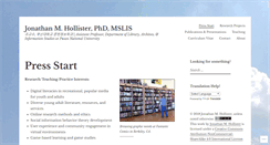 Desktop Screenshot of jonathanmhollister.com